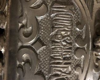 Moore Brothers base burner stove