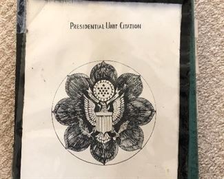 Presidential Unit Citation; **Part of Vietnam collection**