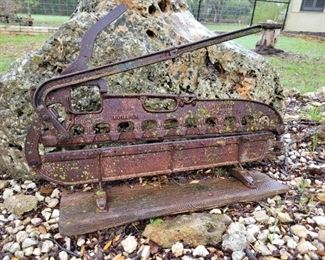 Old shingle cutter