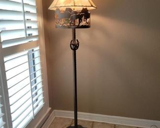 Texas style floor lamp