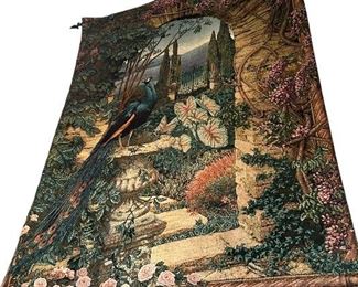 Peacock tapestry