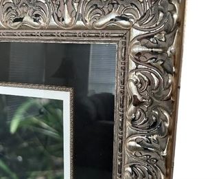 Frame with matting and glass