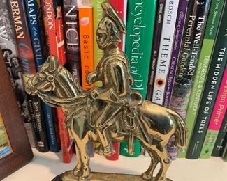 brass knight doorstop