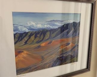 Mountain painting -Haleakala, Hawaii