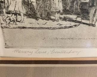 Canterbury English print