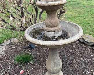 Stone like fountain