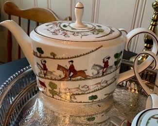 Hunting Scene coffee pot