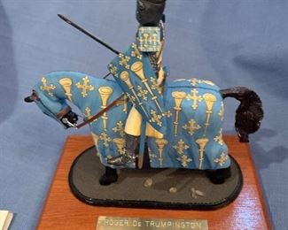 Pewter Knight Roger de Trumpington 1278