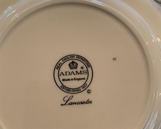 Adams English ironstone Lancaster