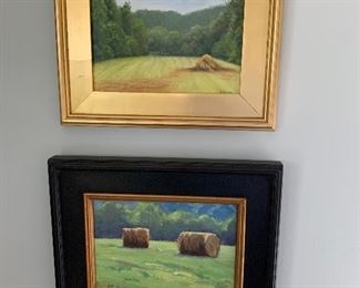 Sandra Harris, Dennis Harris oils on canvas, local artists