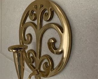 Brass sconce