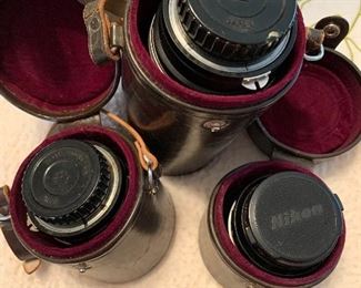 Vintage Nikon lenses