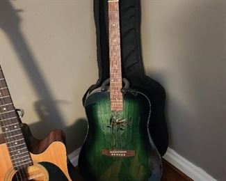 Dillon Guitar with stand & case 