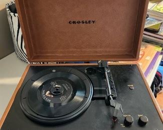Record Player in case