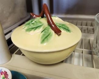 Covered vintage bowl 