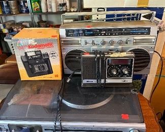 80’s boombox 
Vintage electronics 