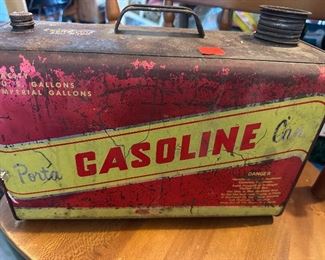 Vintage gasoline can 