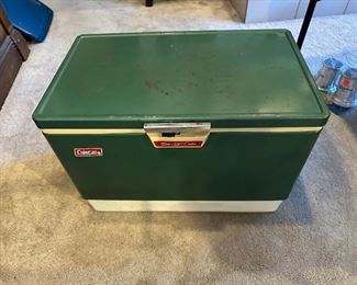 Vintage Coleman ice chest 