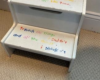 Kids step stool 
