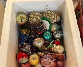 Christmas balls some vintage 