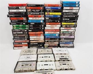 Huge Lot Of Cassette Tapes Prince  Michael Jackson  Etc.