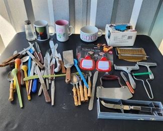 Kitchen Utensils, Cheese Slicers, Mugs