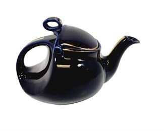 Vintage Hall 0323 Cobalt 6 Cup Streamline Teapot