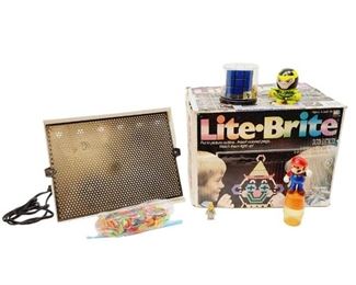 Vintage LiteBrite With Pegs  More