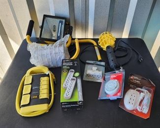 Work Lights, Power Strips