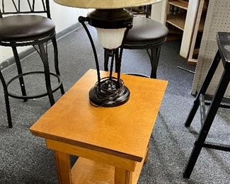 Casual light end table!