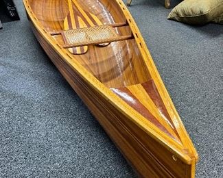 Beautiful Handmade Canoe!
One of A kind!
Must See! 
Display it or Use it! Awesome Hung!