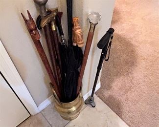 Clever collection of canes, couple carefully carved! One carved not so carefully… the Dragon looks like Bart Simpson was his father… I’ll show you later; keep clicking for now