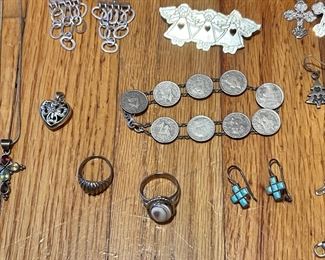 More silver… and a coin bracelet. 