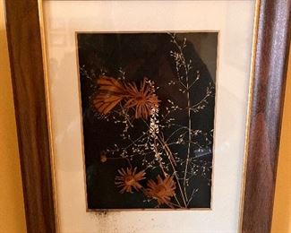 small wood frame picture