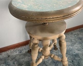 Cute ball and claw foot piano stool