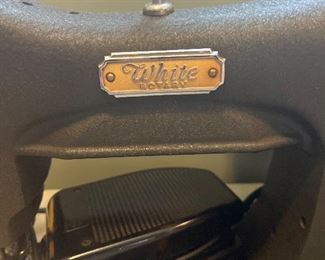 Vintage White sewing machine