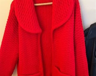 cute little red bed jacket