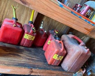 gas cans galore