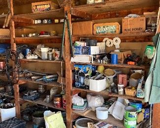 loads of wooden antique crates