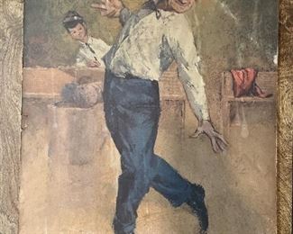 Totally awesome sign, it is a heavy duty cardboard type material, it is just awesome