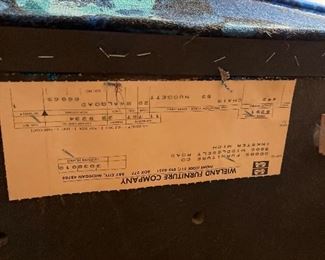 The blue chairs weiland furniture company