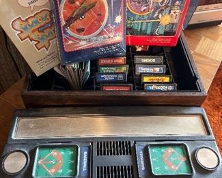 Vintage Intellisvision console and some new never opened games