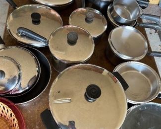 Rever ware complete pots and pans set