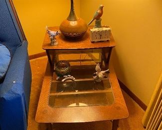 top fo the end tables