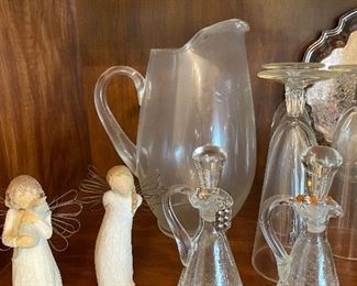 angels and glassware