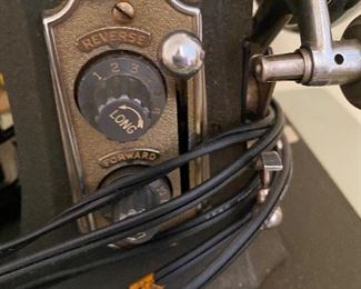 White sewing machine