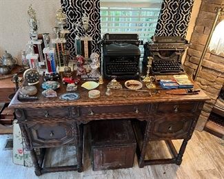 Antique Oak Desk
