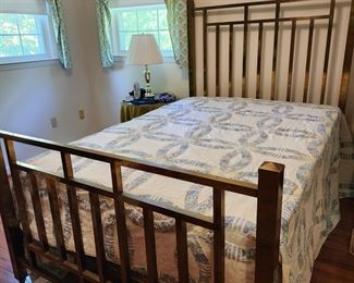 Boll Bros Solid Brass Bed