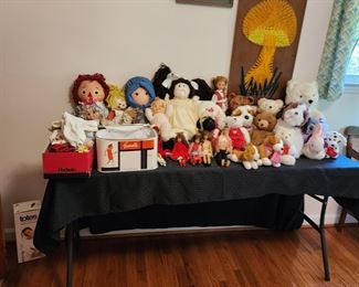 Francie Box and Vintage Toys and Clothes