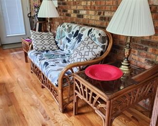 Wicker Loveseat